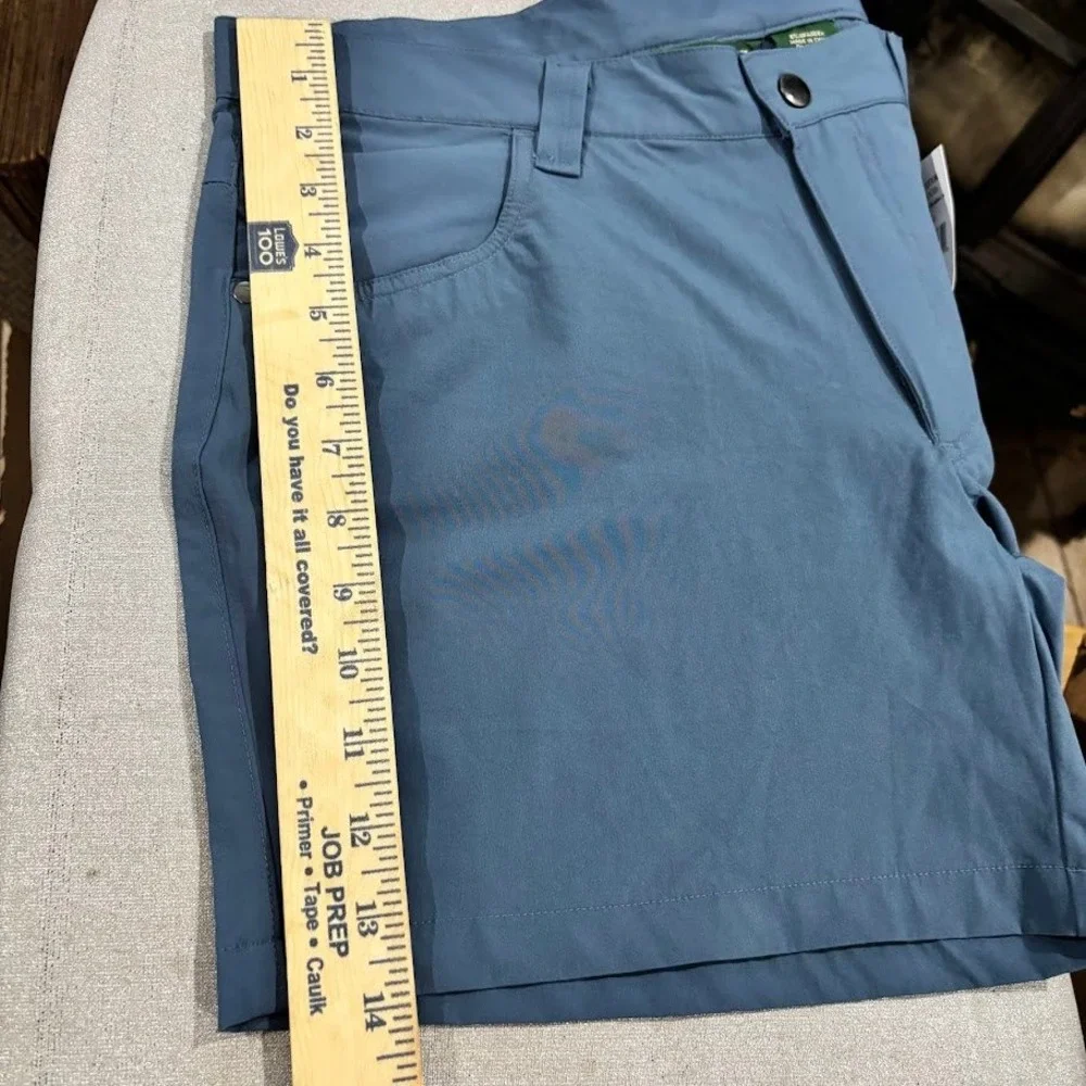 Stillwater Supply Co Hiking Shorts Wms 10 Blue Nylon Spandex Stretch Outdoor NEW
